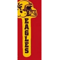 Foam Football Helmet on a Stick Spirit Waver